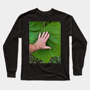 the hand of the leaf Long Sleeve T-Shirt